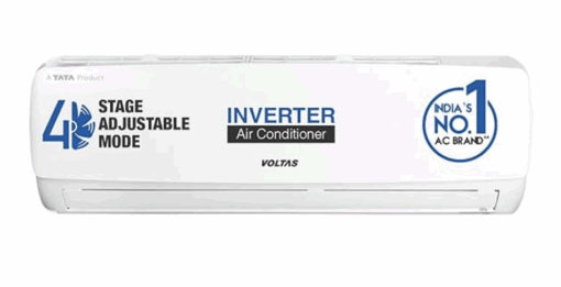 Voltas 1 Ton 3 Star, Inverter Split AC (Copper, LED Display, Anti-dust Filter, 123V Vectra Elegant, White)